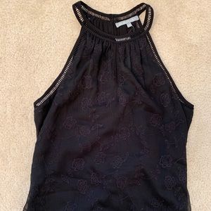 Float black lace halter top! Size Medium